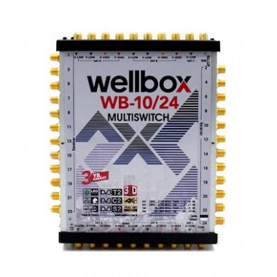 Wellbox 1024 10/24 Multiswitch Sonlu Kaskatlı