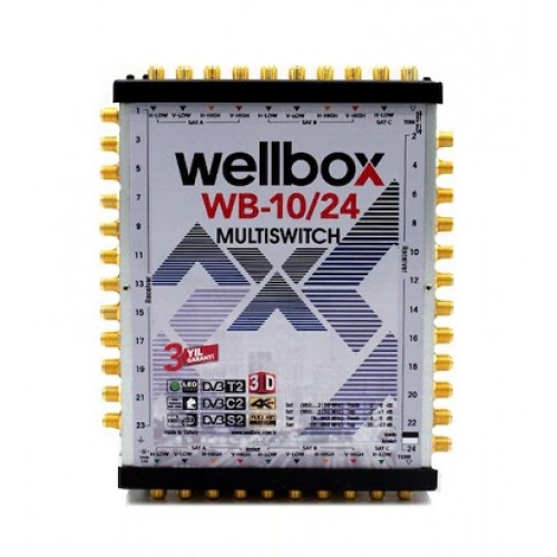 Wellbox 1024 10/24 Multiswitch Sonlu Kaskatlı