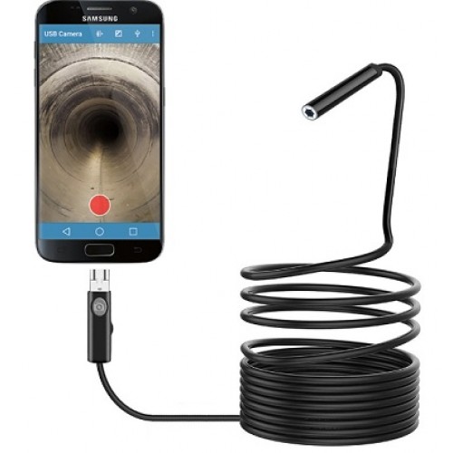 Endeskop Yılan Kamera Android Uyumlu 5 Metre