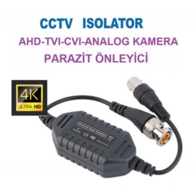 Kamera Parazit Önleyici İzalatör AHD-TVI-CVI-ANALOG