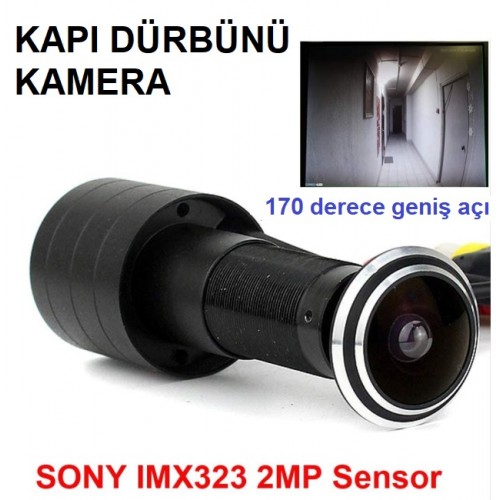 Geniş Açı Balık Gözlü Kapı Dürbünü Kamera