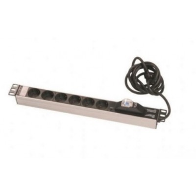 6 LI SİGORTALI ALÜMİNYUM GRUP PRİZ