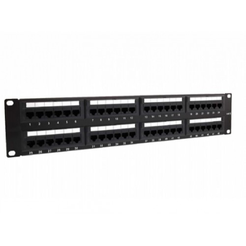 48 PORT CAT 6 PATCH PANEL PCC-48