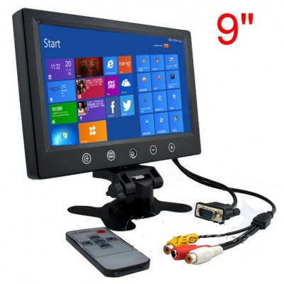 9 inç VGA Girişli Araç içi Monitör ICM-709